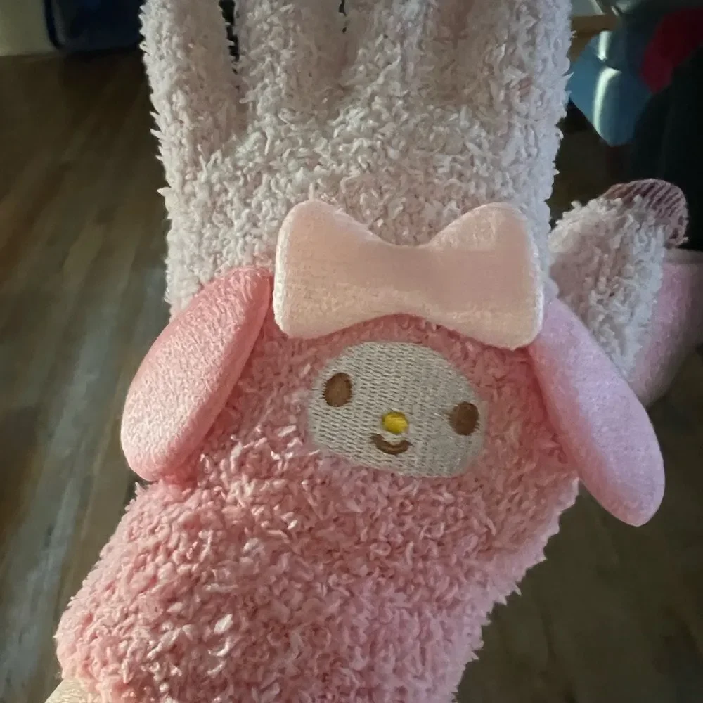 My Melody Plush Gloves